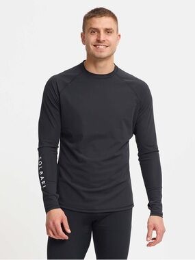 Solbari Long Sleeve Rash Guard UPF 50+Aqua Sport Collection Size Medium